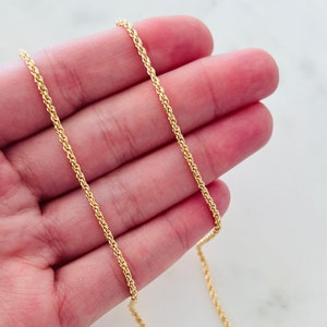 Rope Necklace, Rope Chain, Unisex Chain, Gold Filled Necklace, Gold Filled Rope Necklace, Necklace for Women,Women Jewelry,Chain for Pendant