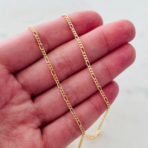 Figaro Chain, Gold Filled Necklace,Unisex Chain, Gold Filled Jewelry, Gold Filled Chains, Thin Chains, Dainty Chain, Layering Chain, Chain