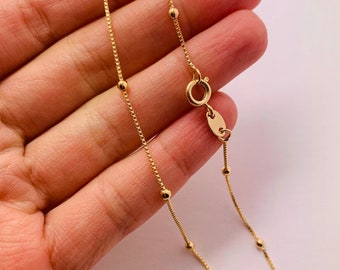 everyday foot jewelry delicate adjustable anklet Dainty minimalist ball satellite anklet body jewelry stainless steel gold filled anklet