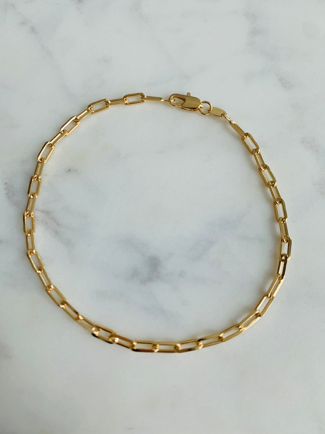 18kt Gold Filled Anklet Gold Anklet Chain Anklet Gold Ankle Etsy