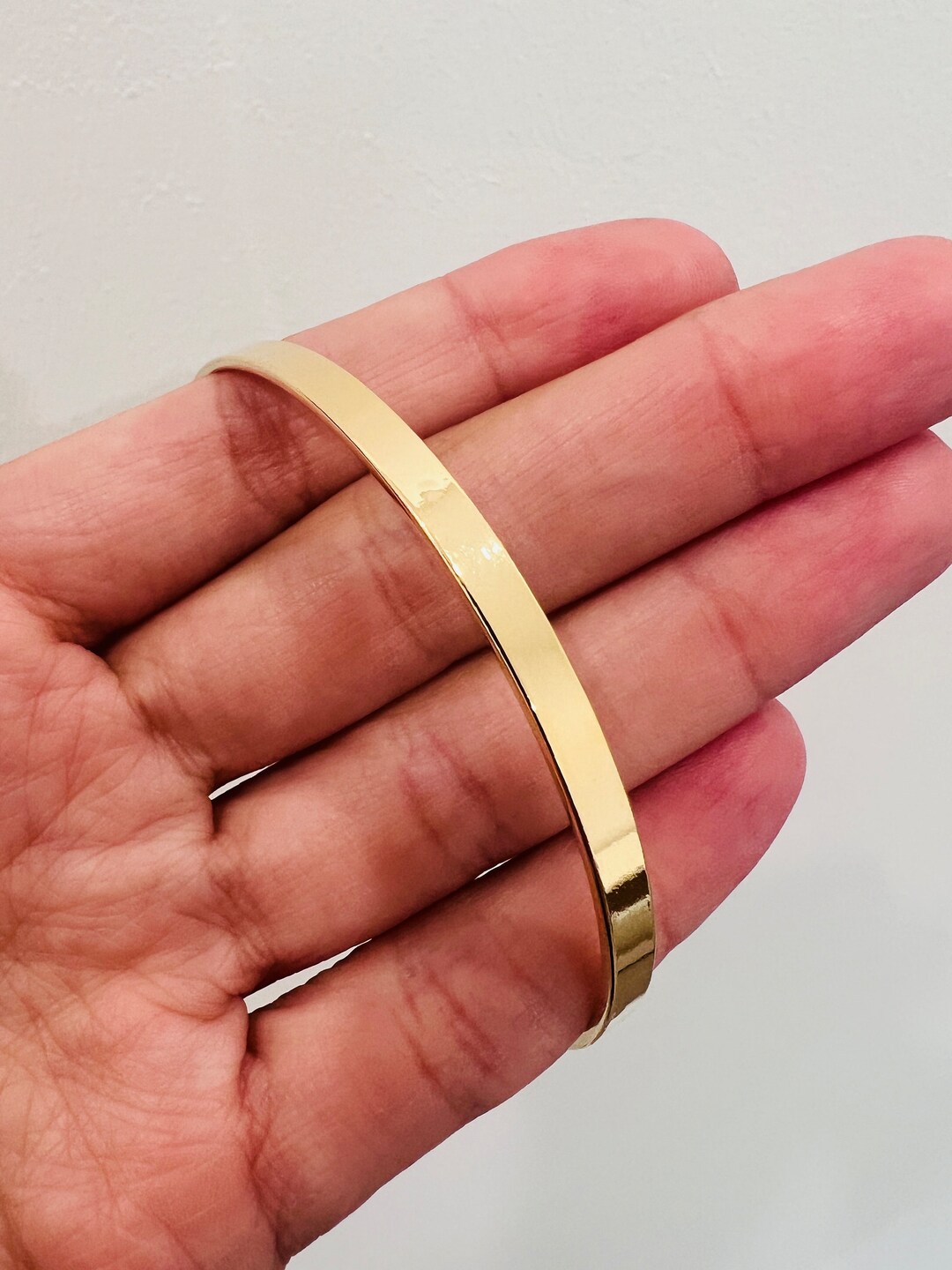 Bangle Gold Filled Bangle Gold Bangle Delicate Bangle Gold Etsy