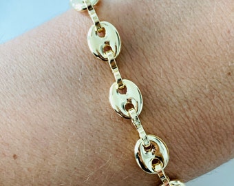 Gold Filled Bracelet, Link Bracelet, Gold Bracelet, Delicate Bracelet,Layering Bracelet,Stacking Bracelet,Simple Bracelet, Gold Filled