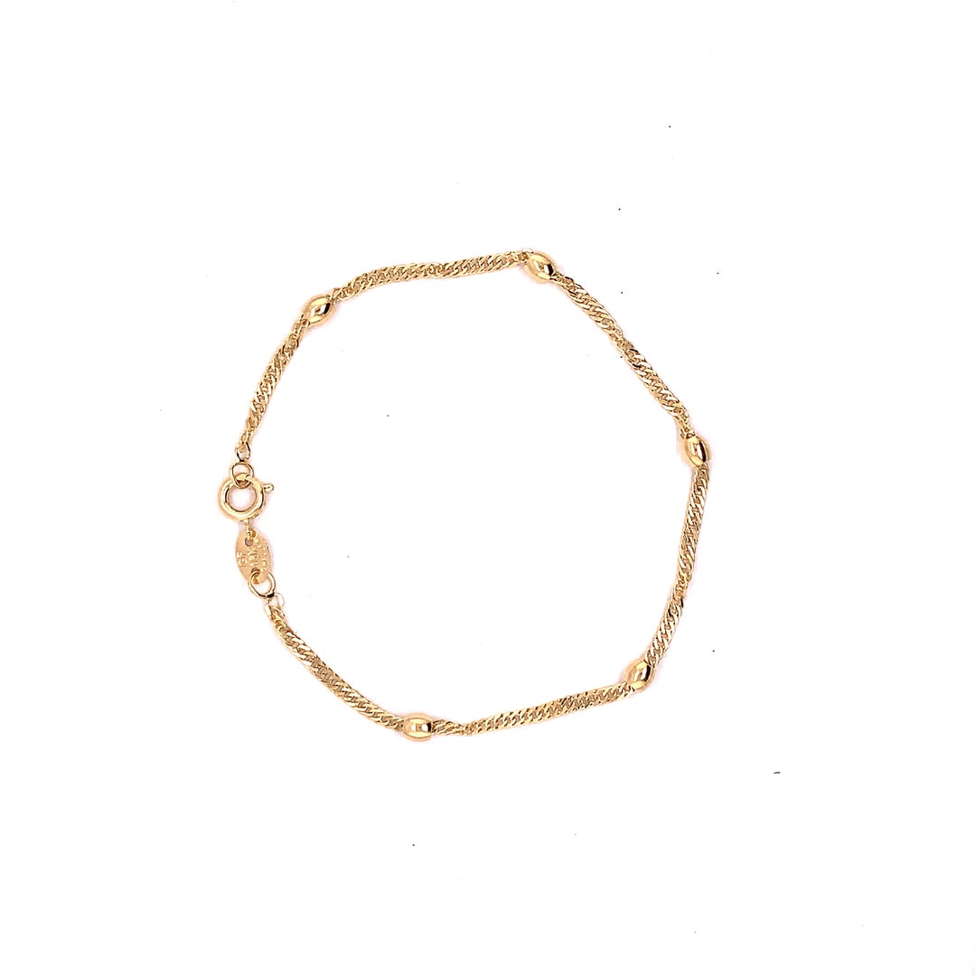 Gold Filled Bracelet Gold Layering Bracelet Gold Chain Etsy