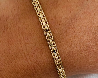 Gold Filled Bracelet, Womens Bracelet, Gold Bracelet, Women's Jewelry, Layering Bracelet, Chunky Bracelet, Stackable Bracelet, Gold Bracelet