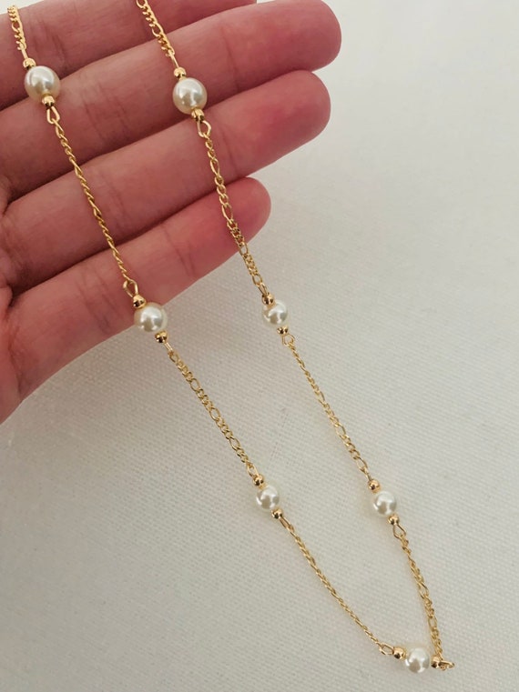 Delicate Lovers Gold-Filled Chain Yellow / 16