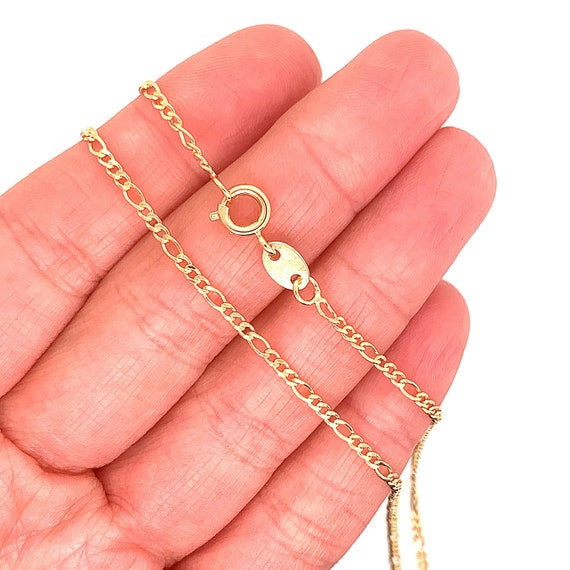 Gold Necklace Walmart Figaro Chain Warren James Silver Chains