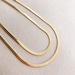 Herringbone Chain, 18kt Gold Filled Necklace - Herringbone Necklace, Herringbone Jewelry 