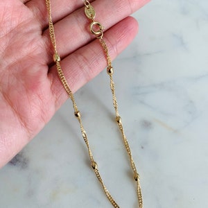 Curb Chain, Womens Necklace, Necklace for Women, Gold Filled Necklace, Gold Filled Chain, Gold Chain, Gold Necklace, Ball Chains, Necklace