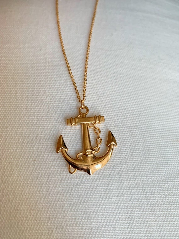 Anchor Necklace, Gold Filled Anchor Pendant, Gold Anchor, Gold Nautical  Jewelry, Nautical Necklace, Gold Anchor Pendant, Anchor Charm -  Norway