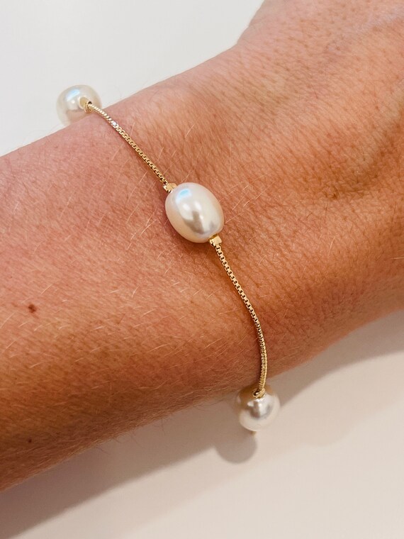 Pearl Bracelet Bracelet Wedding Bracelet Pearl Jewelry Dainty