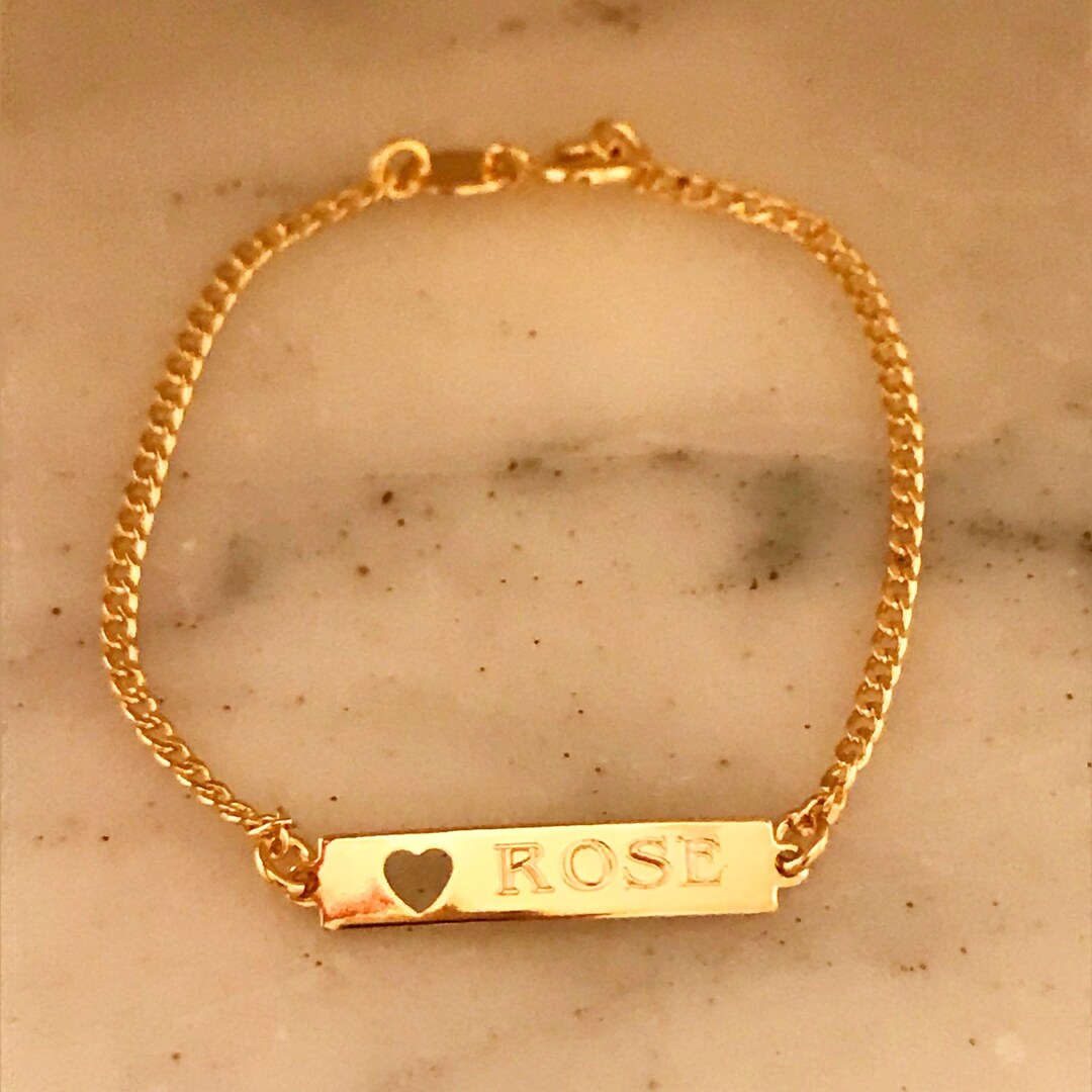Personalized Baby ID Bracelet Baby Bracelet ID Bracelet Name Bracelet