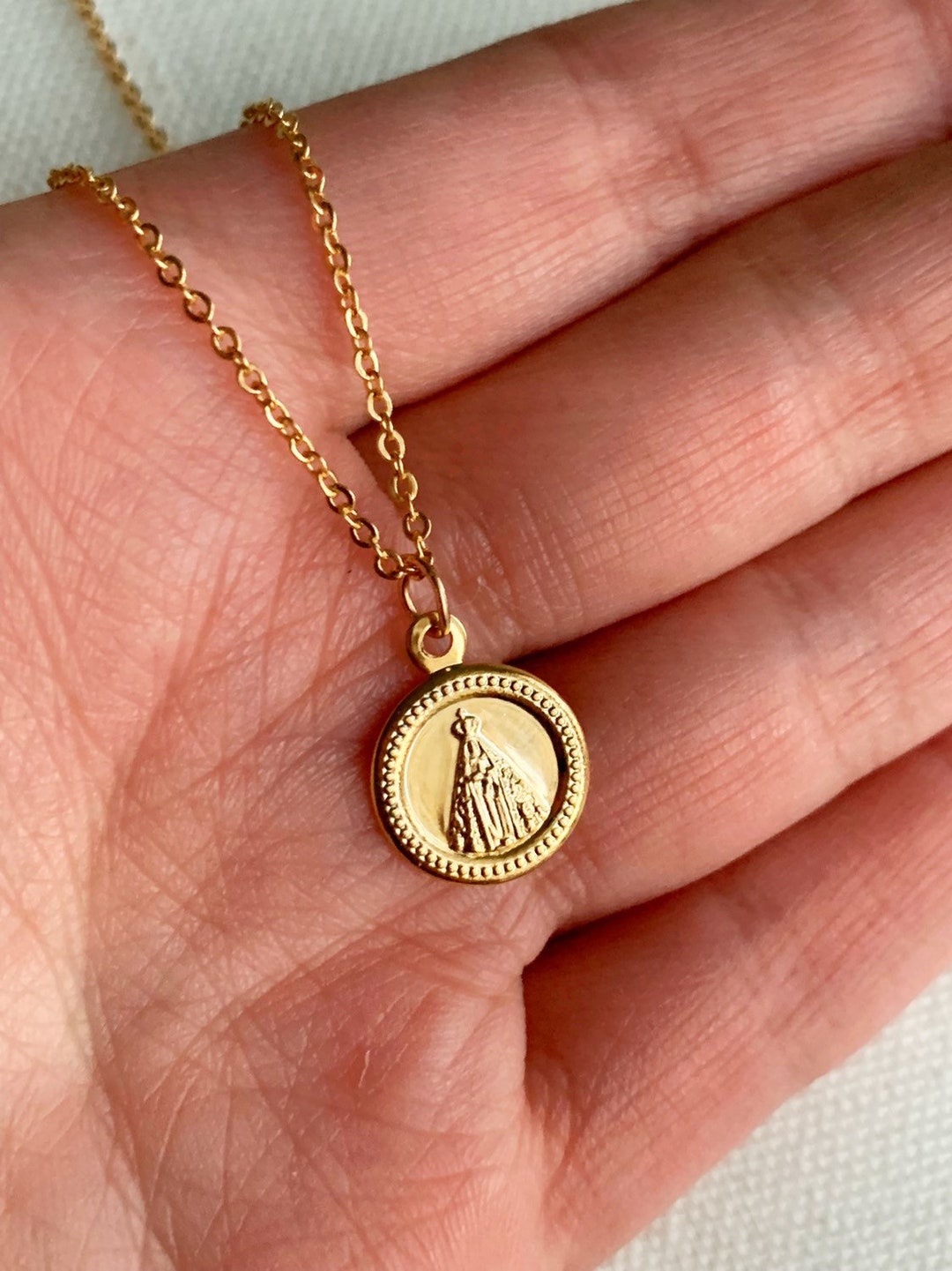 Our Lady of Charity Necklace, Virgen De La Caridad Necklace, Religious