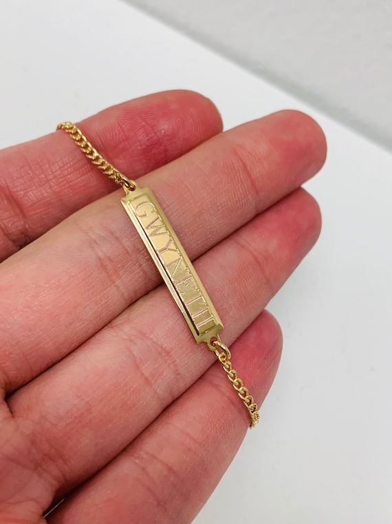 custom baby bracelet with name