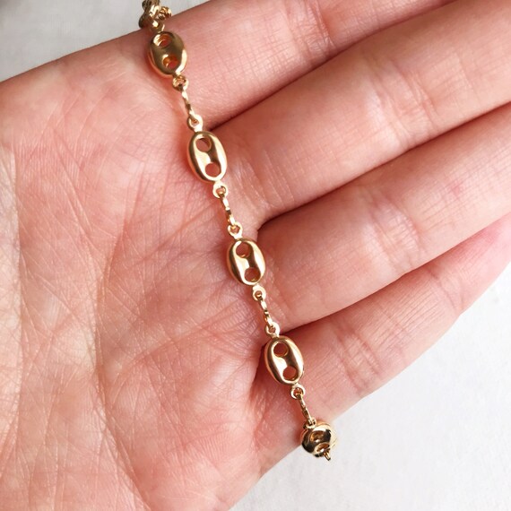 Gucci Link Anklet Gold Filled Anklet 