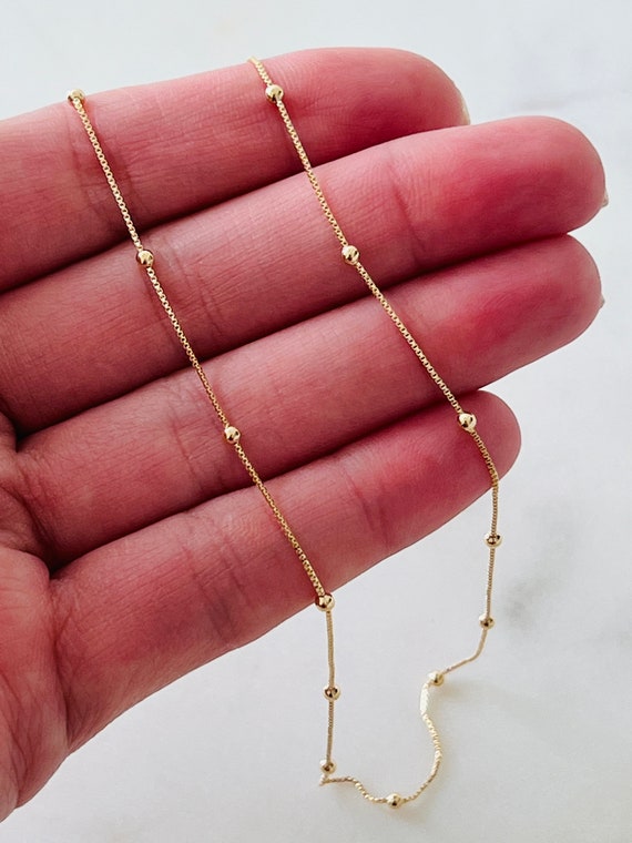 Buy Gold Filled Chain Ball Chain Gold Filled Necklace Womens