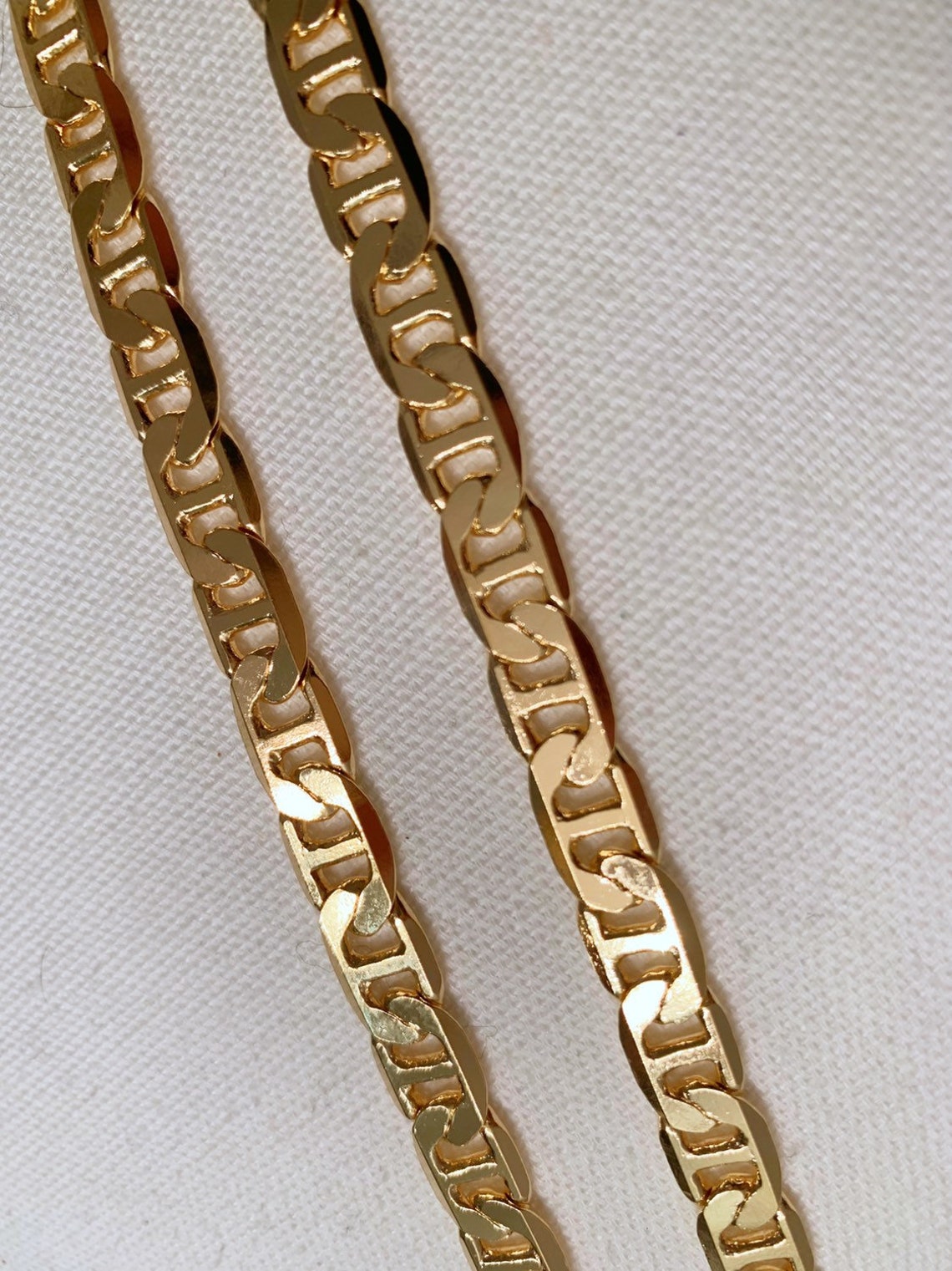 Men's Chain Gucci Link Chain Gold Filled Necklace Mens Etsy