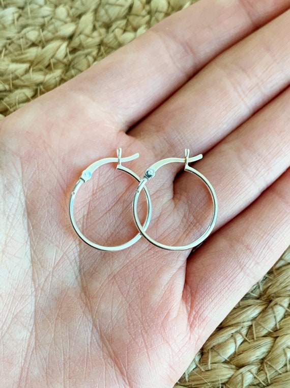 Small (Tiny) Hoop Earrings – Peggy Li Creations