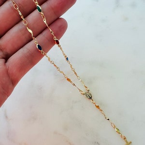 Rosary Necklace Catholic Rosary Religious Jewelry Lariat Necklace Y Lariat Gold Lariat Necklace Layering Necklace Layered Necklace Rosary