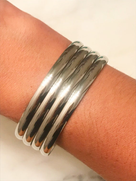 Steel bangles online deals