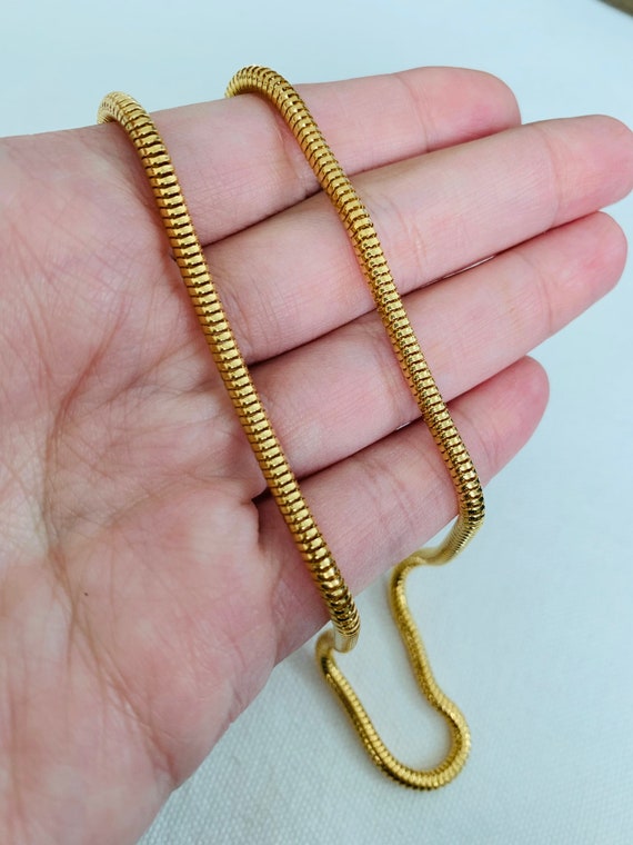 Snake String Necklace- 18K Gold Plated – URBAN HIPPIE INDIA