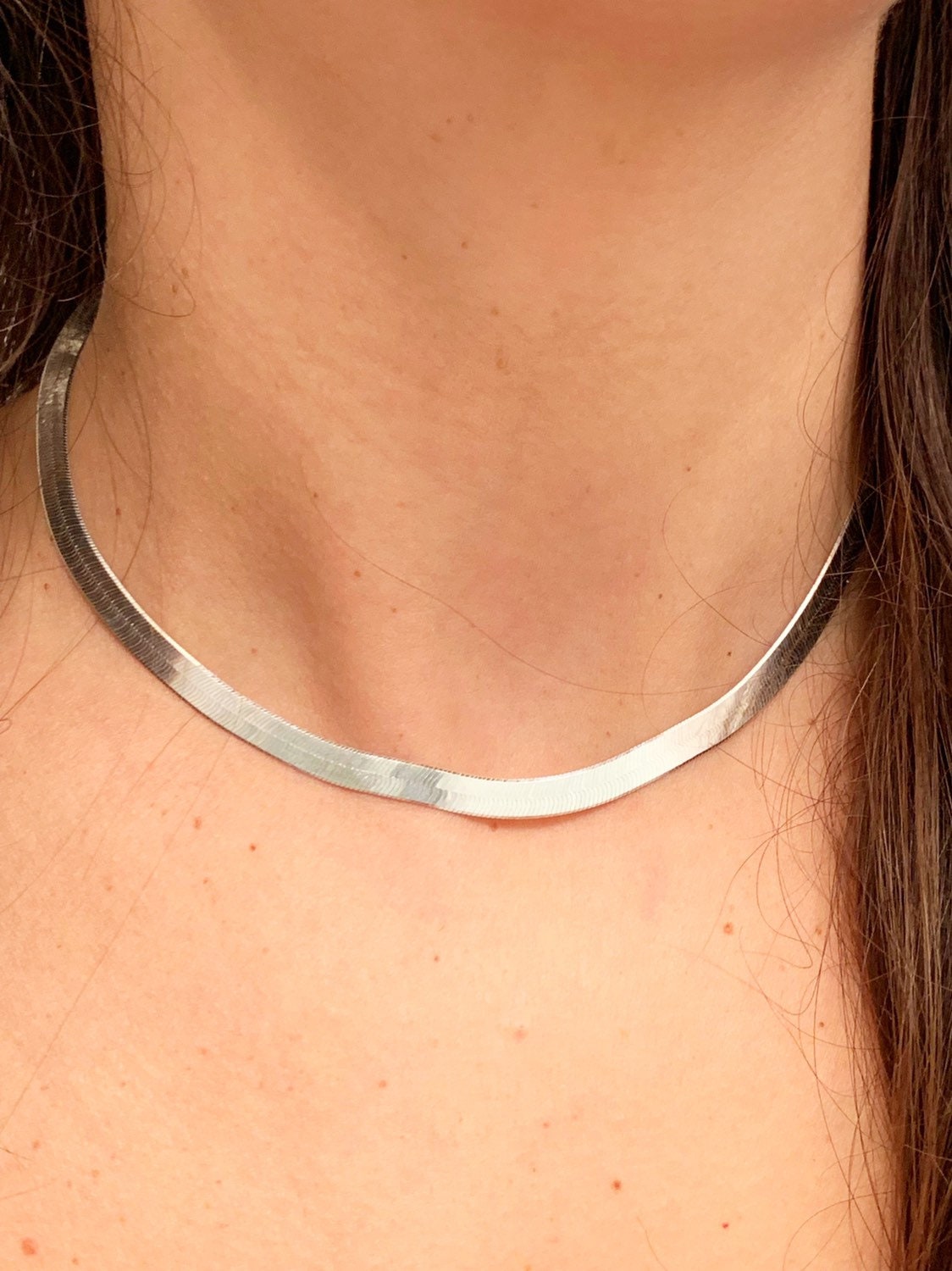 Herringbone Chain Sterling Silver 