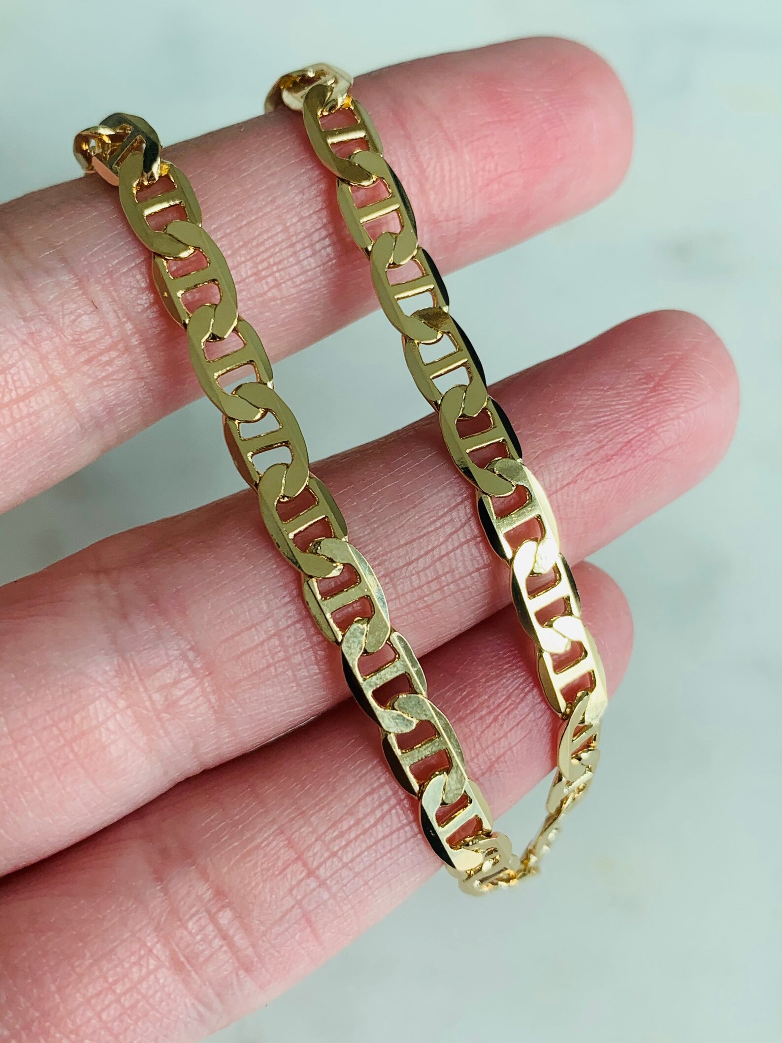 Gold Filled Mariner Bracelet Gold Filled Bracelets Gold Etsy
