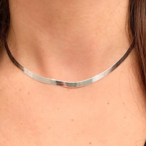 Herringbone Chain Sterling Silver 