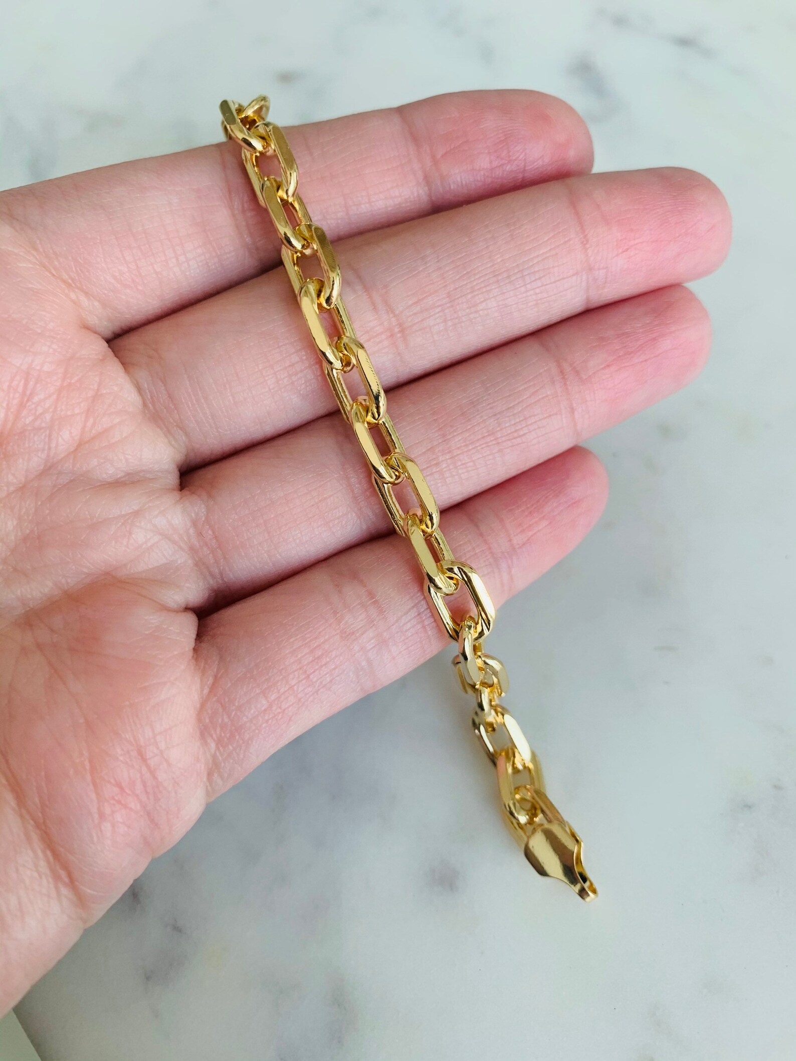 Gold Filled Bracelet Gold Layering Bracelet Gold Chain Etsy
