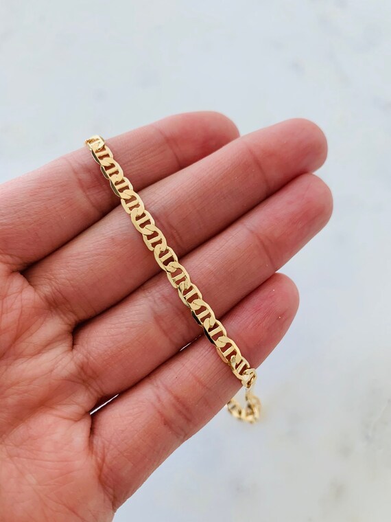 Gold filled link bracelet deals