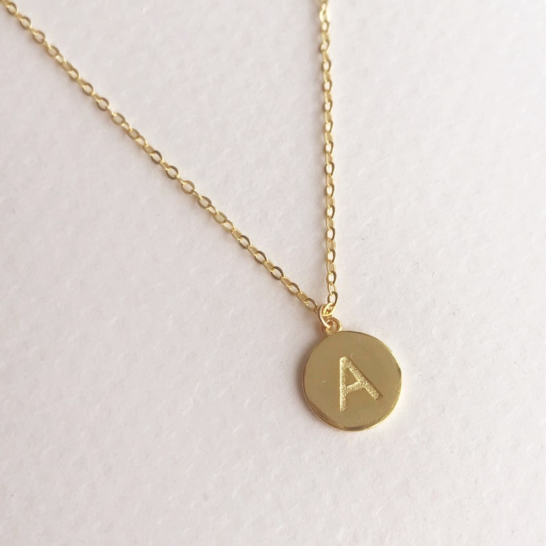 Custom Necklace Christmas Gift Stocking Stuffer Initial Jewelry Gift for Her Initial Necklace Mom Necklace