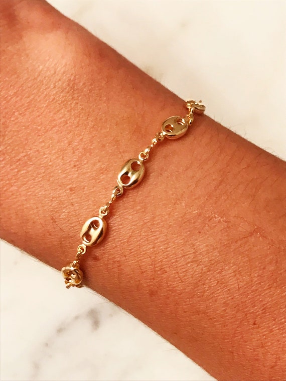 Gucci Link Bracelet Gold Filled Gucci 