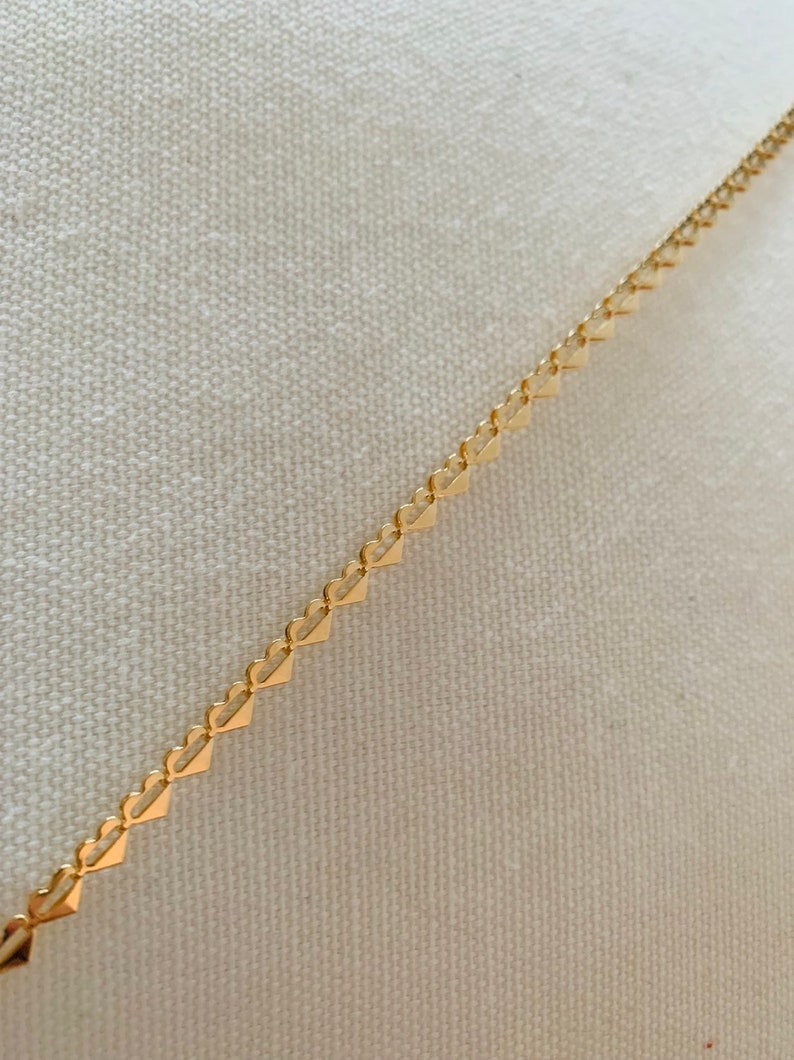 Heart Anklet Gold Filled Anklet Gold Anklet Ankle Bracelet Etsy