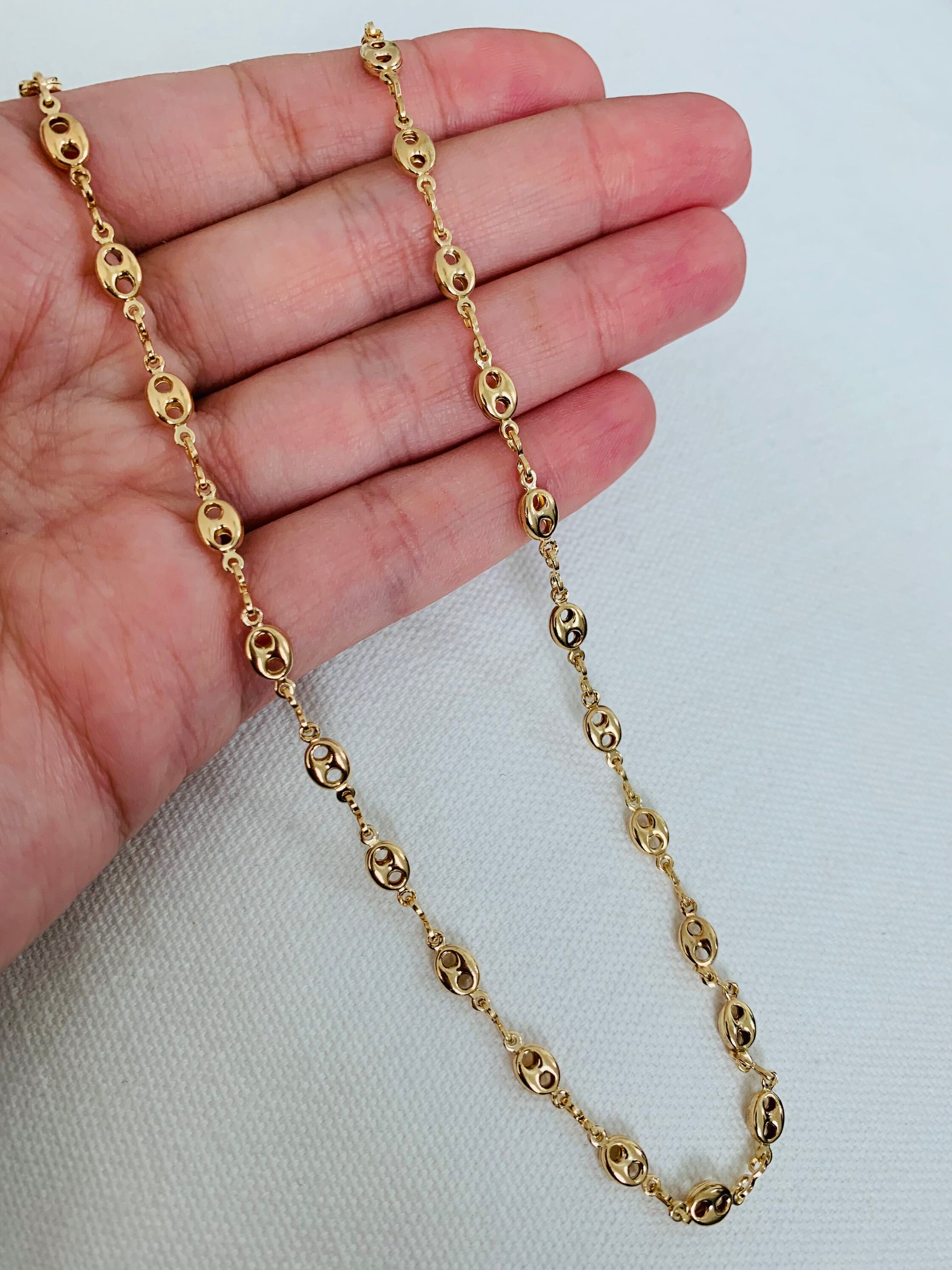 Gold Filled Chain Link Chain Gold Filled Necklace Womens Etsy