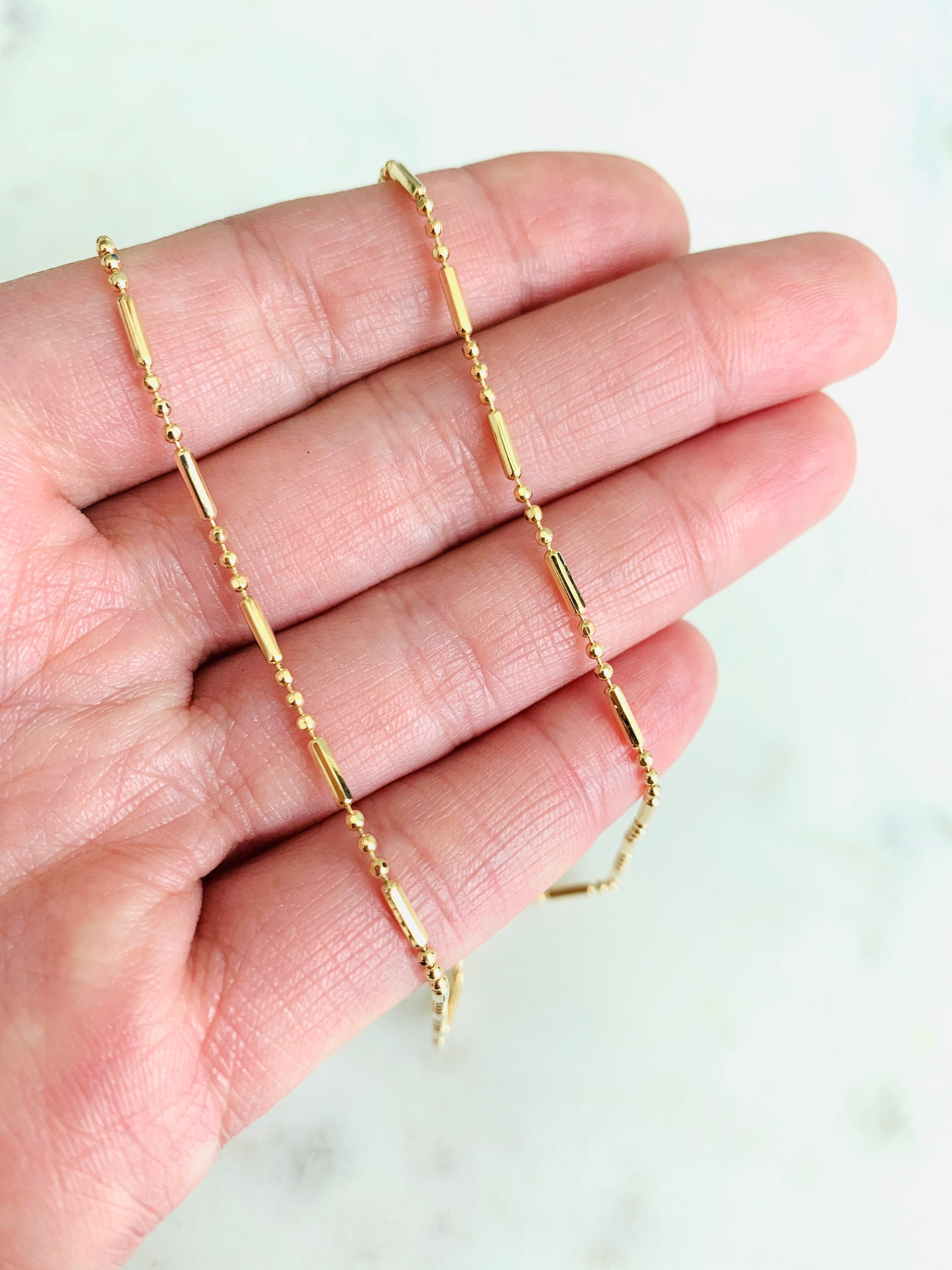 Gold Filled Necklace Delicate Necklace Everyday Necklace Etsy