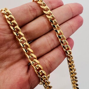 Men's Chain,Cuban Link Chain, Gold Filled Necklace, Mens Jewelry, Mens Necklace, Mens Gift,Jewelry for Men,Necklace for Men,Present for Men