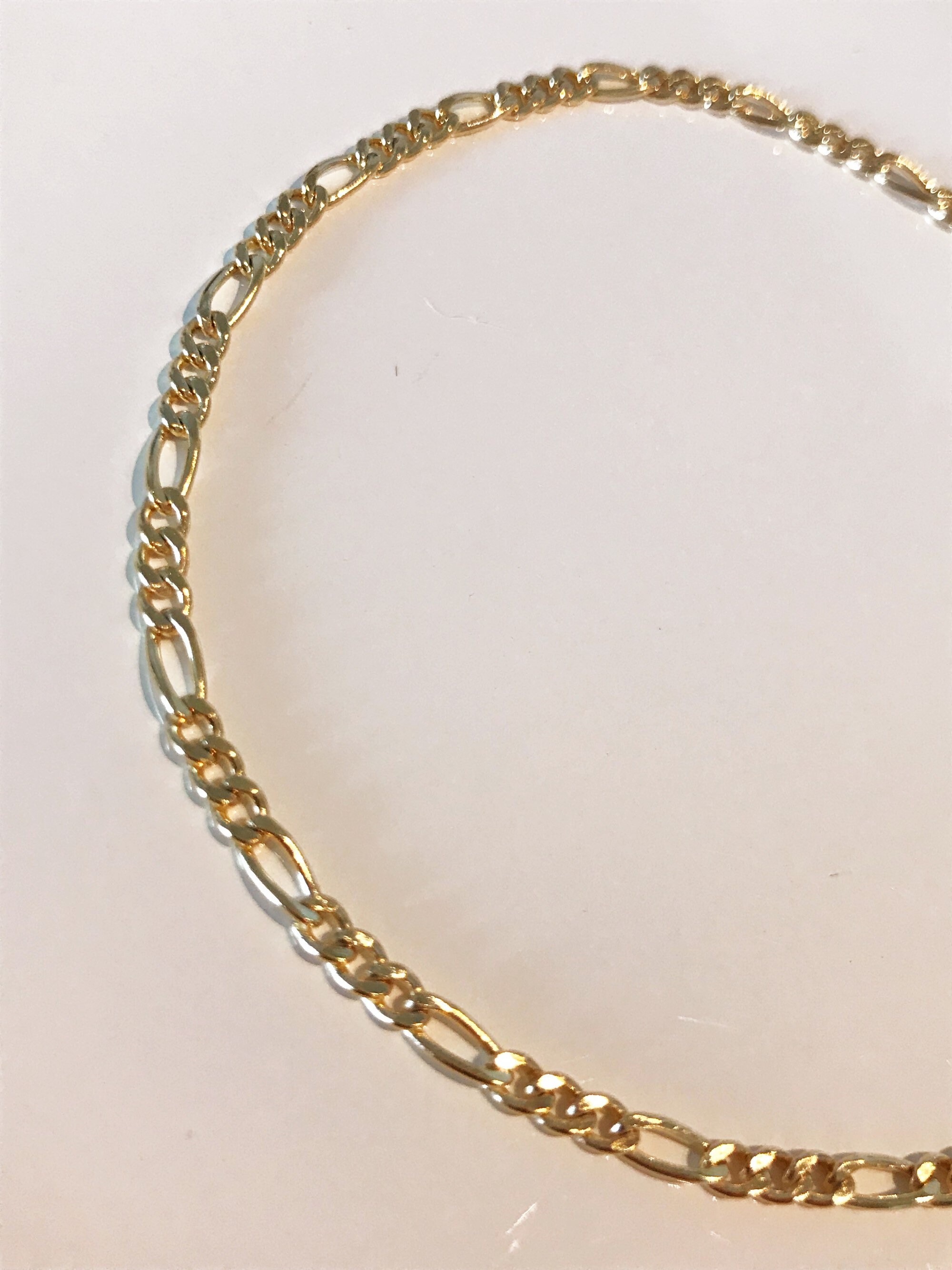 Yellow and Gold Filled Anklet
