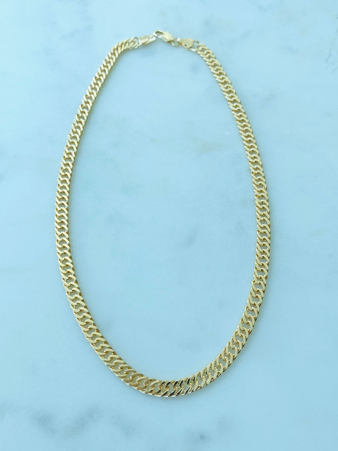Omega Choker Omega Chain Omega Necklace Women's Chain Etsy