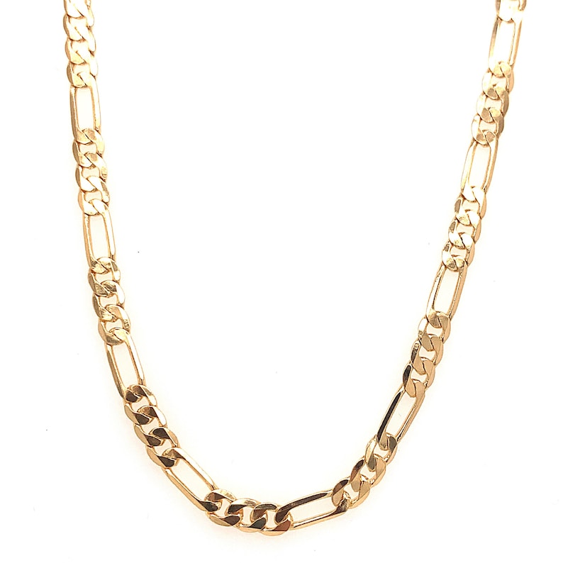 Womens Chain Figaro Chain Gold Filled Necklace Womens Etsy Singapore
