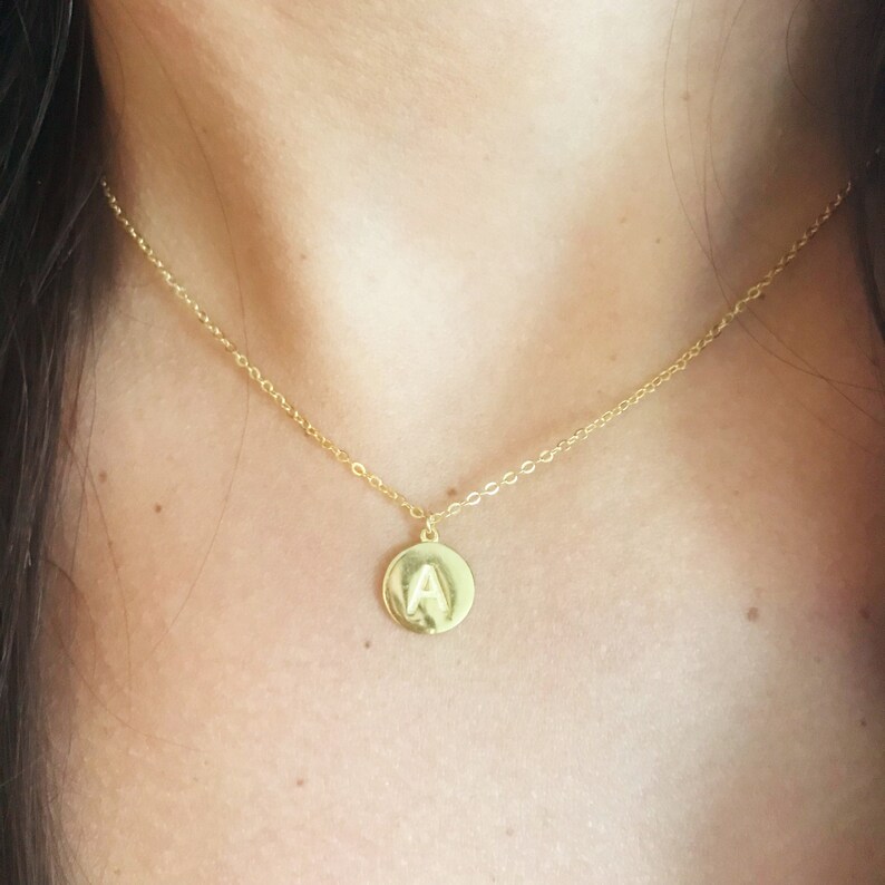 Custom Necklace Christmas Gift Stocking Stuffer Initial Jewelry Gift for Her Initial Necklace Mom Necklace