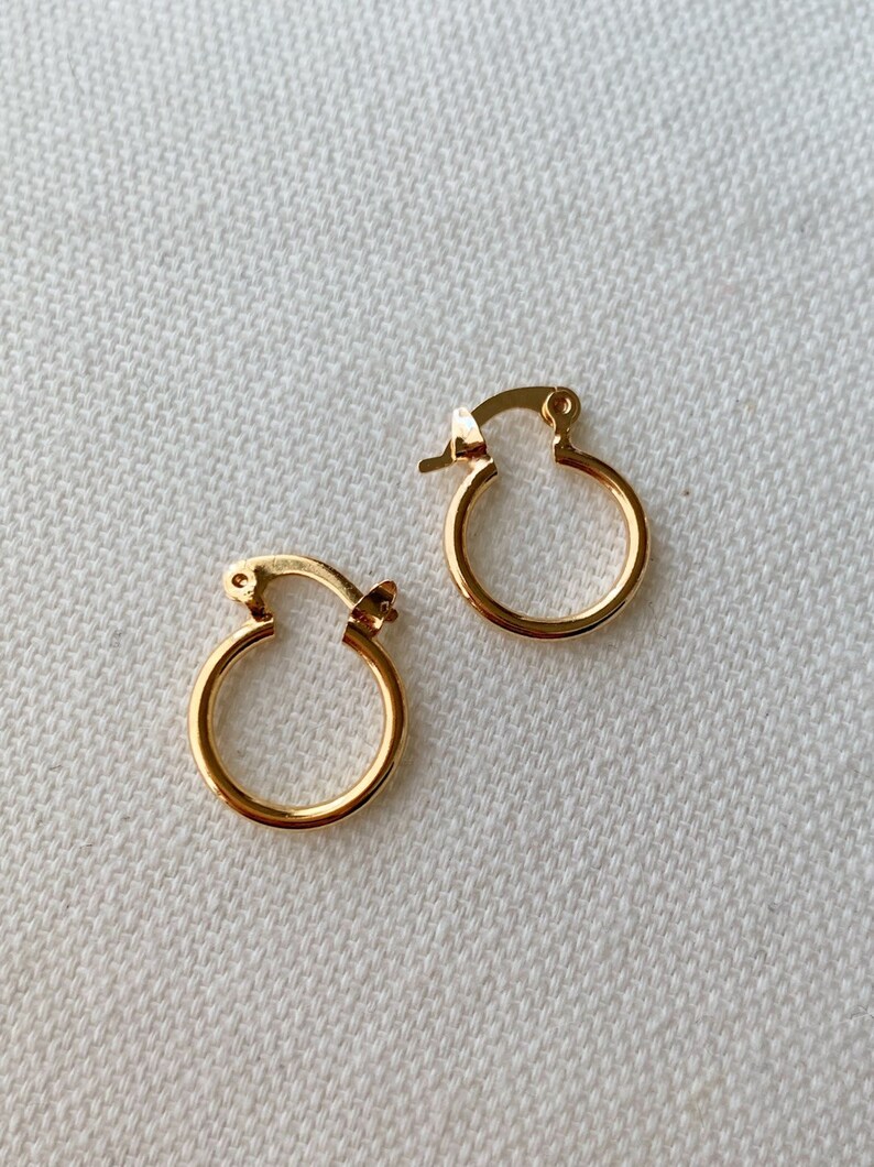 Tiny Hoop Earrings Gold Hoop Earrings Mini Hoop Earrings Etsy