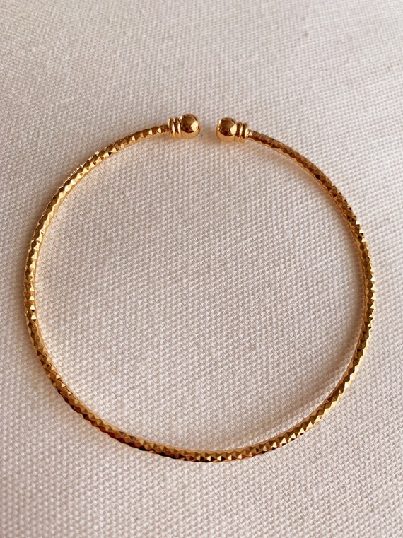 Bangle Gold Filled Adjustable Bangle 