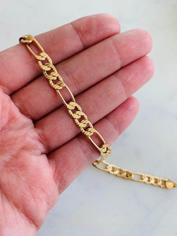 Gold Filled Figaro Bracelet Man Bracelet Bracelet Men Gold