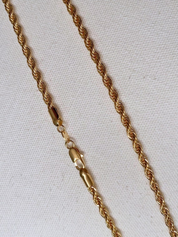 Rope Necklace, Rope Chain, Men's Chain, Gold Filled Necklace, Mens Jewelry, Mens Necklace, Mens Gift, Jewelry for Men,Necklace for Men, Gift