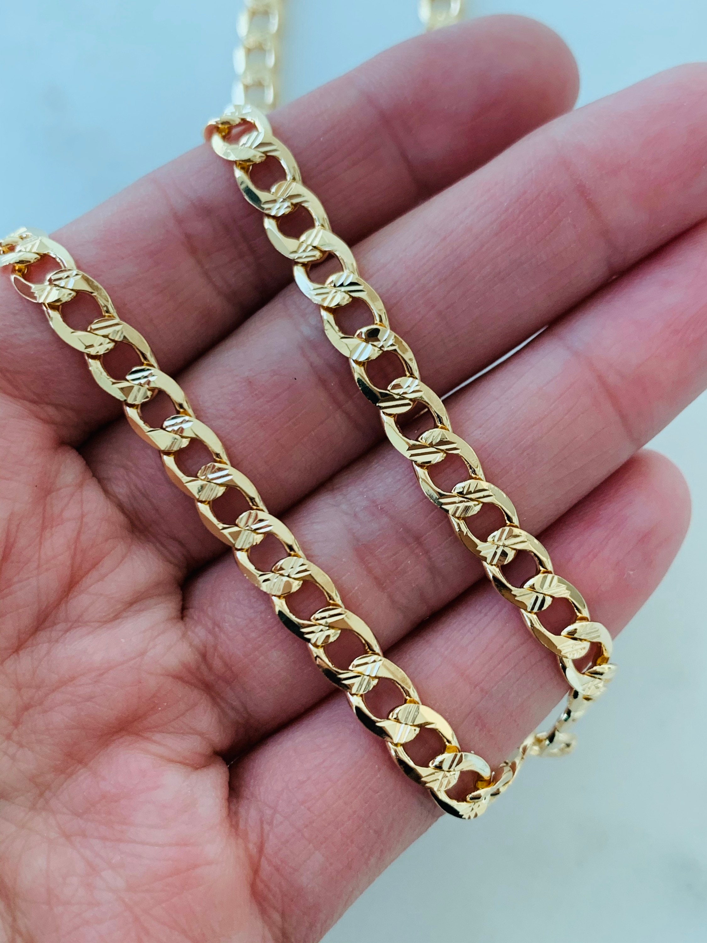 Men's Chainmariner Link Chain Gold Filled Necklace Mens 