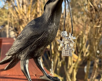 Licensed Ravenhood inspired jewelry ~Tobias King Charm Necklace~ Raven, King chess piece & more charms to make a beautiful bookish necklace!