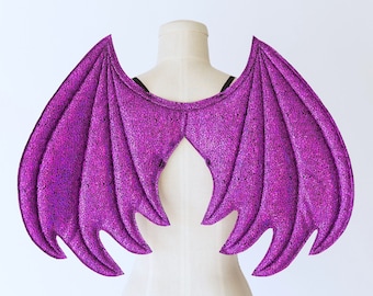 Purple Dragon Wings, costume wings, Metallic Purple Dragon wings, Halloween Costume, cosplay wings, cosplay dragon, pretend play