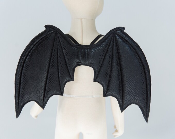 Mini Bat Wings Costume Wings Halloween Costume Vampire Etsy