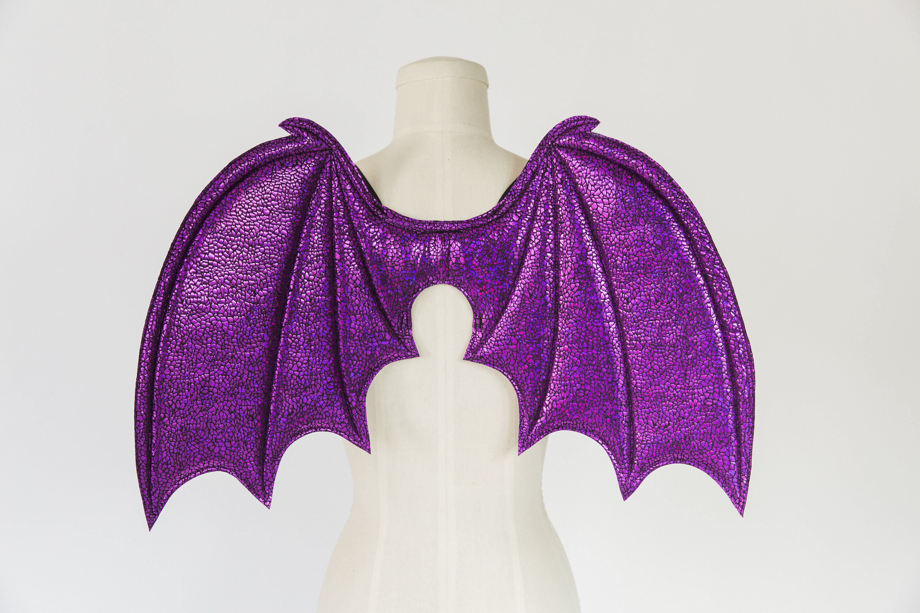 Purple Bat Wings costume wings Halloween costume vampire Etsy