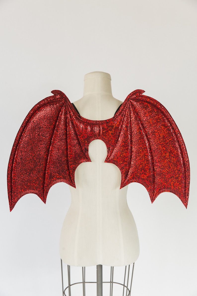 Red Devil Wings costume wings Halloween costume red wings Etsy