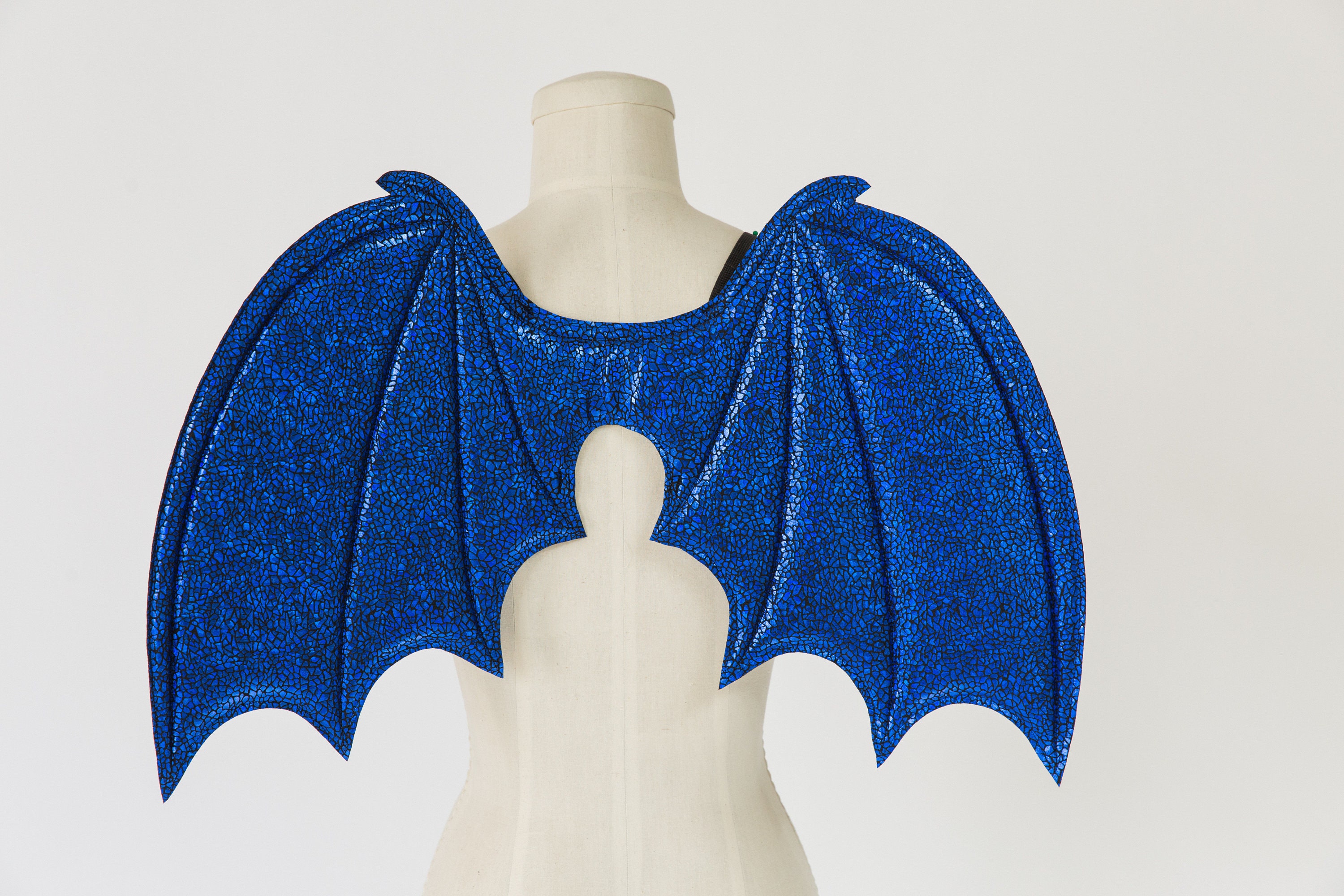 Royal Blue Devil Wings costume wings Halloween costume Etsy
